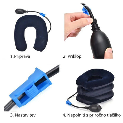 Steznik za vrat na napuhavanje